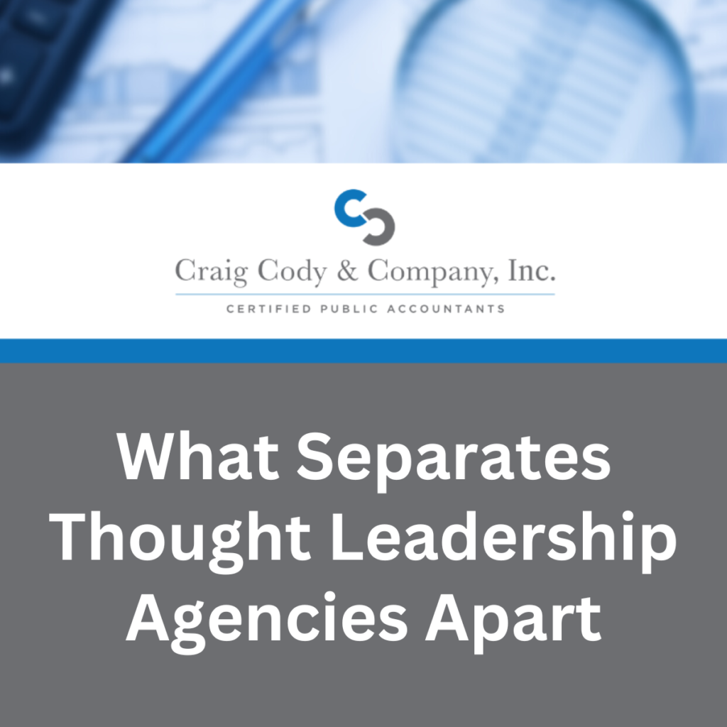 What Separates Thought Leadership Agencies Apart